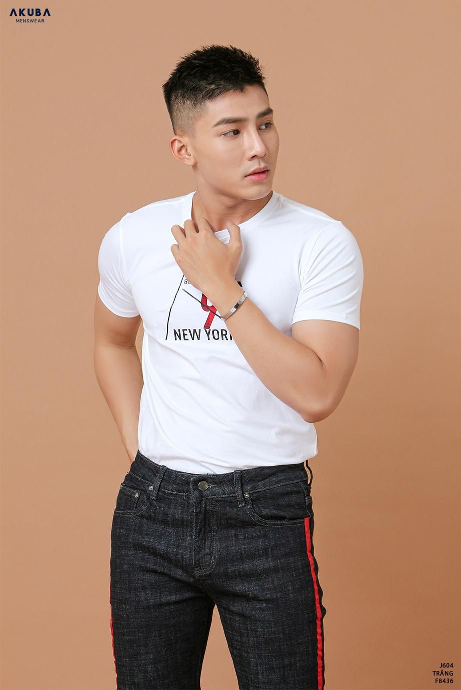 AO THUN TAY NGAN J604