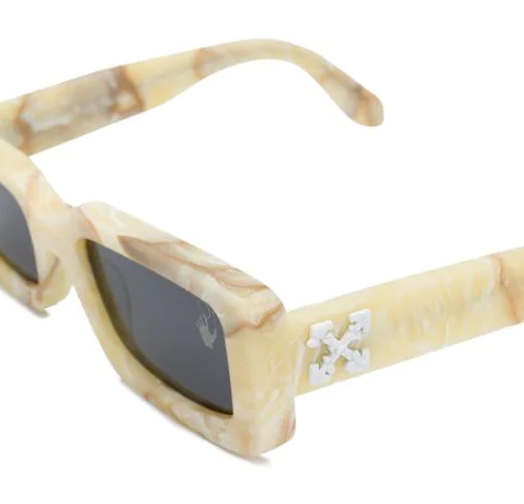 white square frame sunglasses