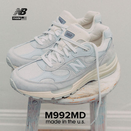 Giày New Balance 992 White Silver 