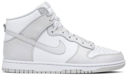 nike dunk high white vast grey