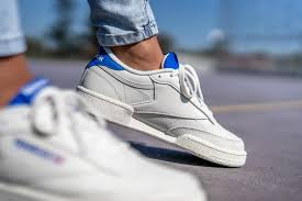 Giày Reebok Club C 85 MU 'Chalk Humble Blue' EF3252 – AUTHENTIC SHOES