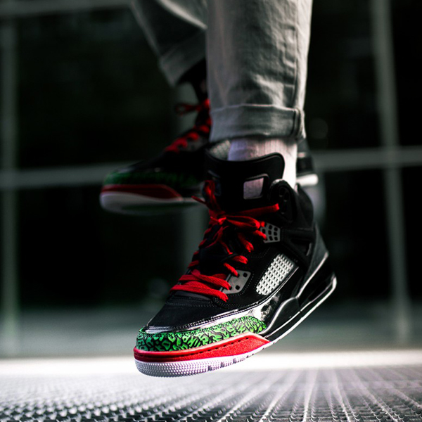 jordan spizike black varsity red 2017