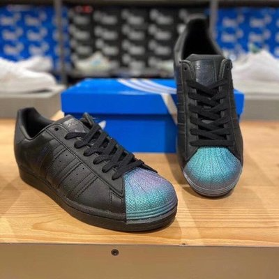 Adidas Originals Superstar Core Black Xeno Blue Shoes FW6388 - Febsale