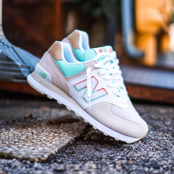 new balance 574 moonbeam neo mint
