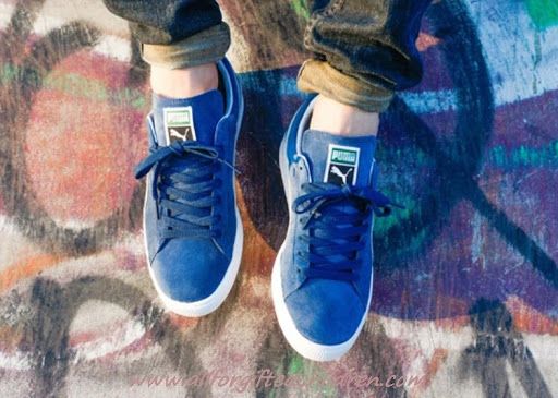 puma suede olympian blue