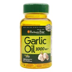 Thực Phẩm Chức Năng Viên Uống Tinh Dầu Tỏi Puritan's Pride Garlic Oil 1000 Mg