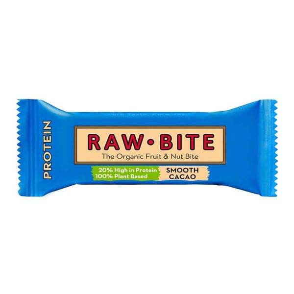 Thanh Dinh Dưỡng Hữu Cơ Từ Hạt Và Trái Cây Vị Ca-Cao Mịn Raw Bite 45G