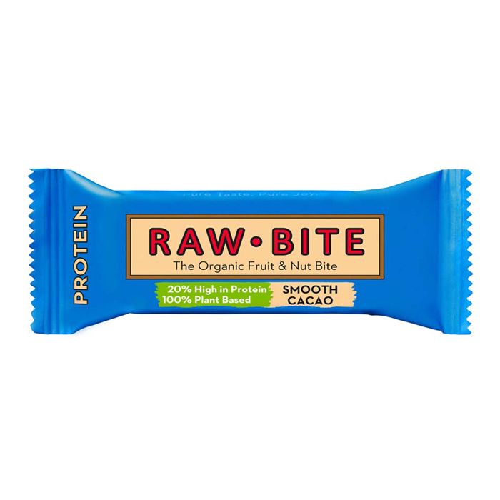 Thanh Dinh Dưỡng Hữu Cơ Từ Hạt Và Trái Cây Vị Ca-Cao Mịn Raw Bite 45G-