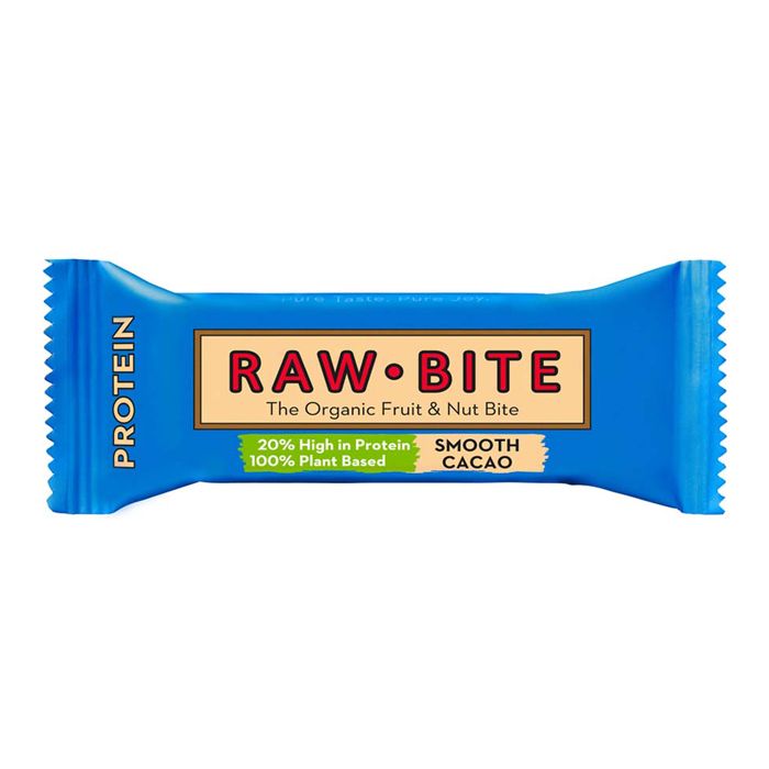 Thanh Dinh Dưỡng Hữu Cơ Từ Hạt Và Trái Cây Vị Ca-Cao Mịn Raw Bite 45G- 