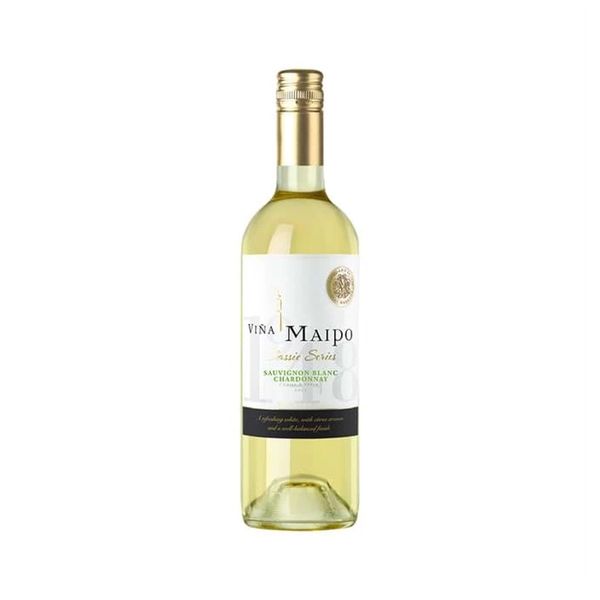 Rượu Vang Trắng Cổ Điển Chardonnay Sauvignon Blanc Vina Maipo 750Ml