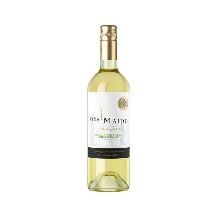 Rượu Vang Trắng Cổ Điển Chardonnay Sauvignon Blanc Vina Maipo 750Ml- 