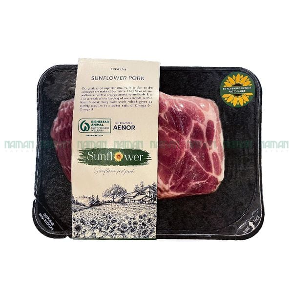 Heo Nuôi Hạt Hướng Dương Nạc Dăm Không Xương Cắt Lát Friselva 350G