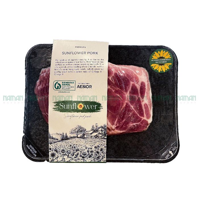 Heo Nuôi Hạt Hướng Dương Nạc Dăm Không Xương Cắt Lát Friselva 350G