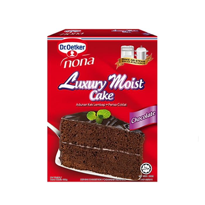 Bột Làm Bánh Luxury Moist Cake Socola Dr. Oetker Nona 520 G-