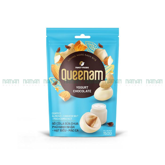 Yogurt Chocolate Coated Almond-Cashew-Macadamia Queenam 150G-