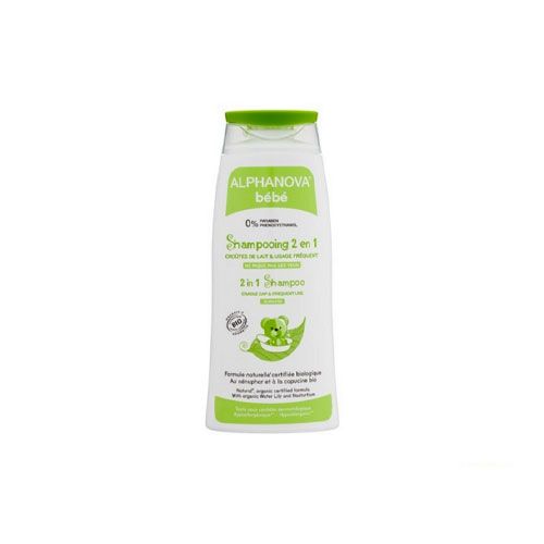 Organic Shampoo 2 In 1 For Kids Alphanova Bebe 200Ml- 