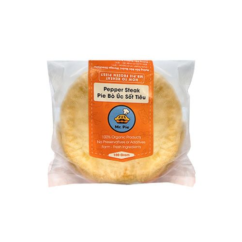 Frozen Puff Pastry Beef Steak Peper Sauce Mr Pie 100G