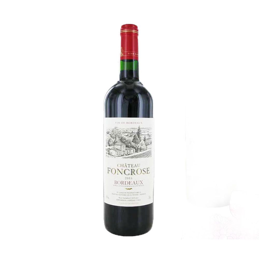 Rượu Vang Đỏ Cabernet Sauvignon Bordeaux Chateau Foncrose 750Ml- 