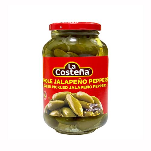 Ớt Jalapeno Xanh Nguyên Trái Ngâm Giấm La Costena 440G- 