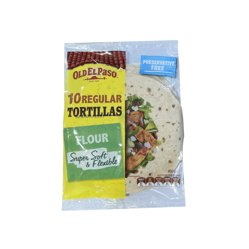 Bánh Tortillas Old El Paso 10 Cái/Túi 400G