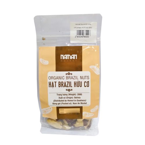 Organic Brazil Nuts Honest To Goodness 200G-