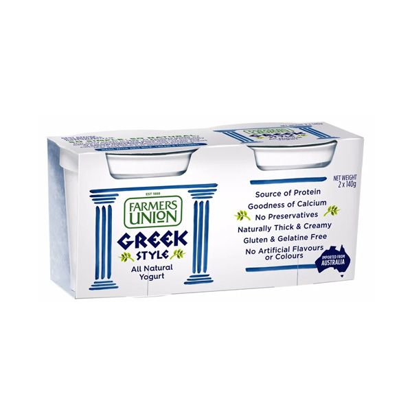 Greek Style Natural Yogurt Farmers U. 140G- Greek Style Natural Yogurt Farmers U. 140G