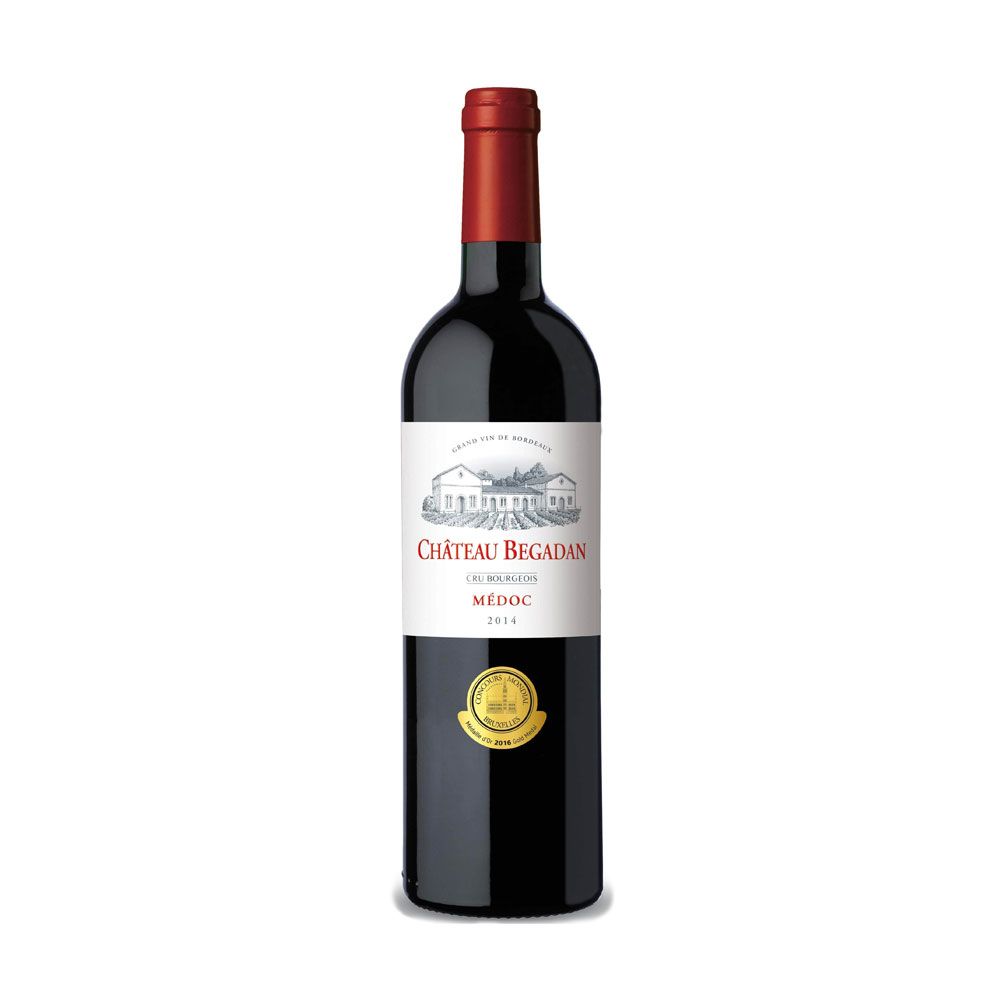 Rượu Vang Đỏ Bourgeois Merlot Chateau Begadan Cru 750Ml- 