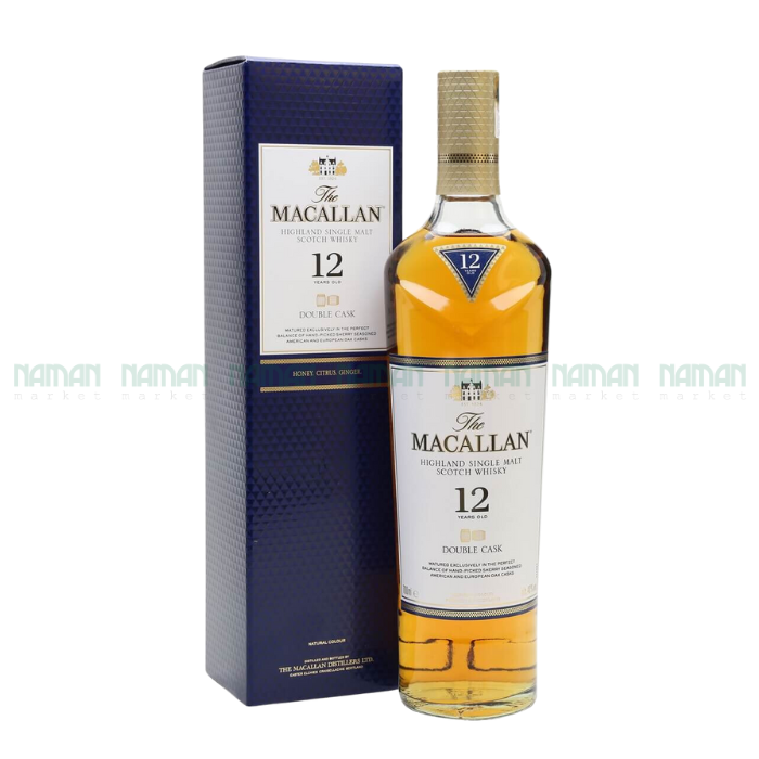 Rượu Whisky 12 Năm-Scotch Double Cask (40%) Macallan 700Ml-