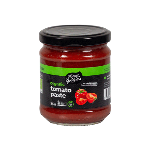 Organic Tomato Paste Honest To Goodness 210G- Orgtomato Paste Honest To Goodness 210G