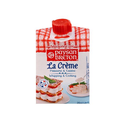 Kem Sữa Tươi Cooking & Whipping Tiệt Trùng Paysan Breton 200Ml- 