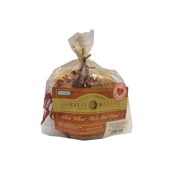 Bánh Mì Nguyên Cám Bơ Hảo Hạng Harvest Baking 275G