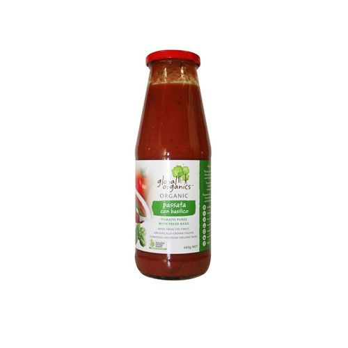 Sốt Cà Chua Hữu Cơ Với Quế Tây Global Organics 680G- 