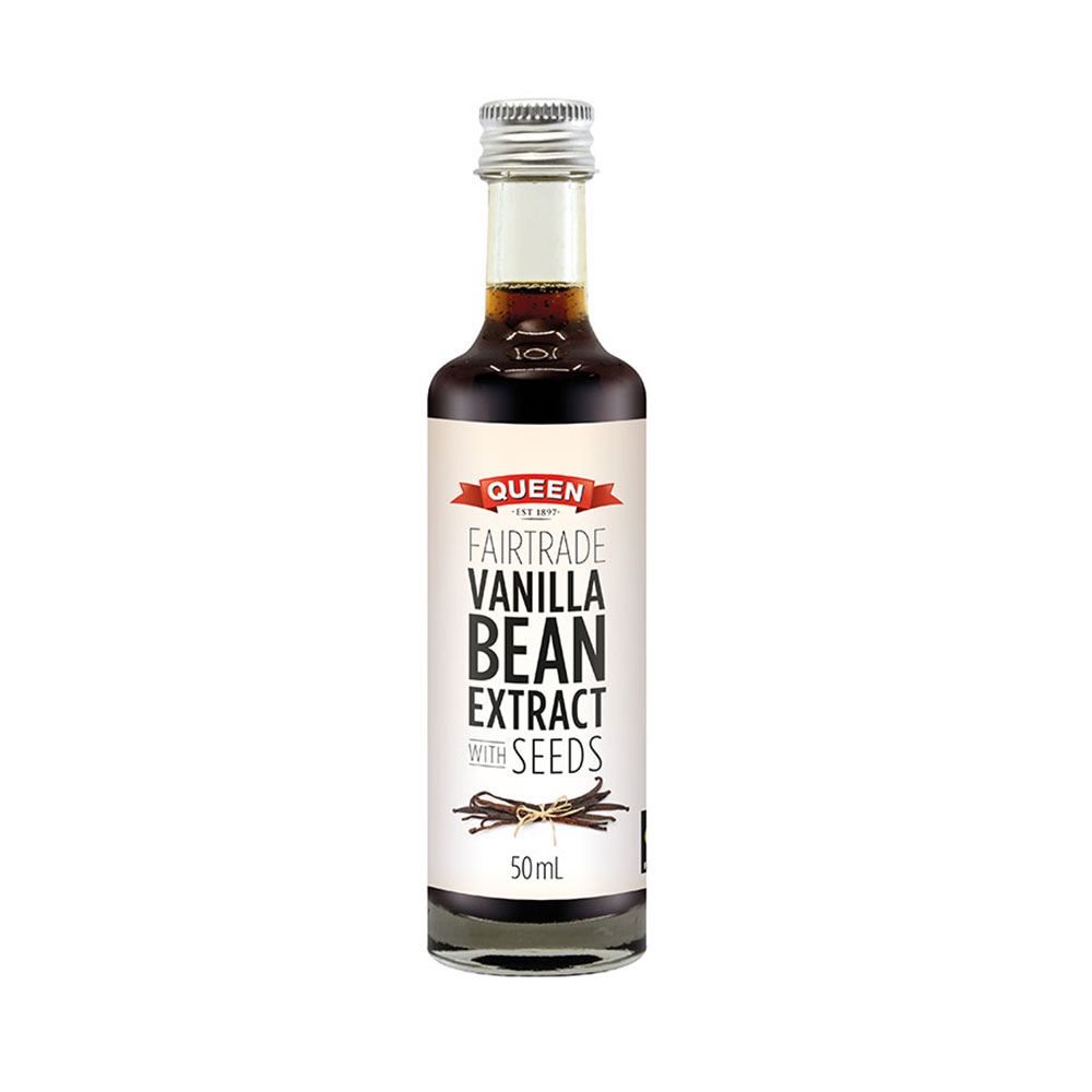 Fairtrade Vanilla Bean Extract With Seeds Queen 50Ml- 