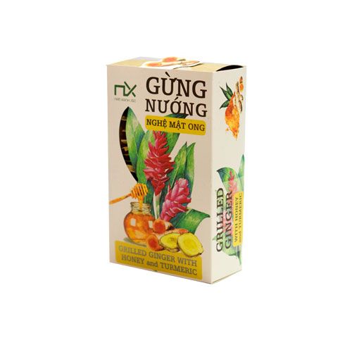 Grilled Ginger Turmeric And Honay Nam Xanh 80G- Grilled Ginger Turmeric And Honay Nam Xanh 80G