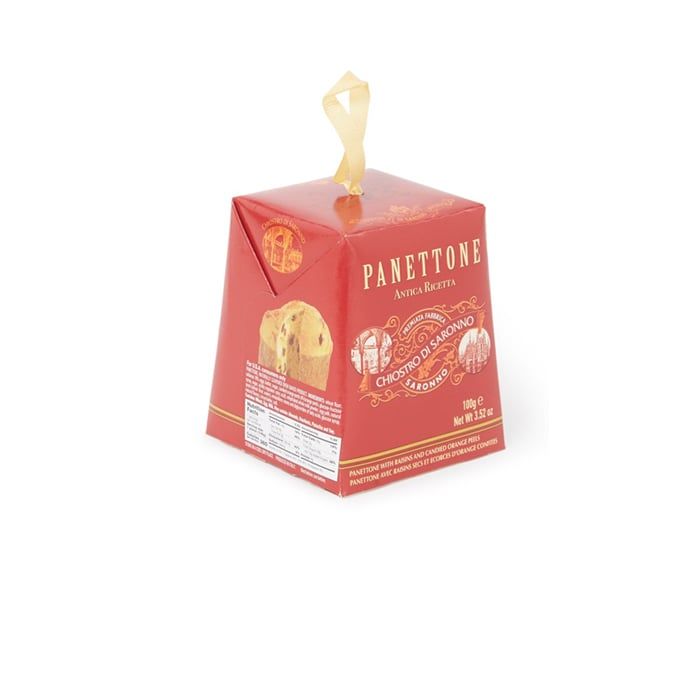 Bánh Panettone - Chiostro Di Saronno Có Nho Khô, Mứt Vỏ Cam 100G- 