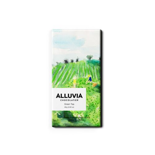 Chocolate Trắng Trà Xanh Alluvia 80G