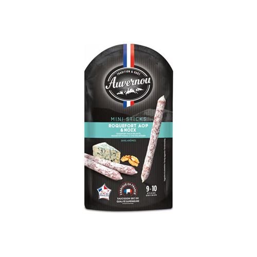 Xúc Xích Khô Mini Snack Stick Roquefort & Noix Auvernou 100G