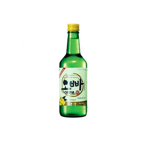 Rượu Soju Hương Gừng 14% Oppa 360 Ml- 