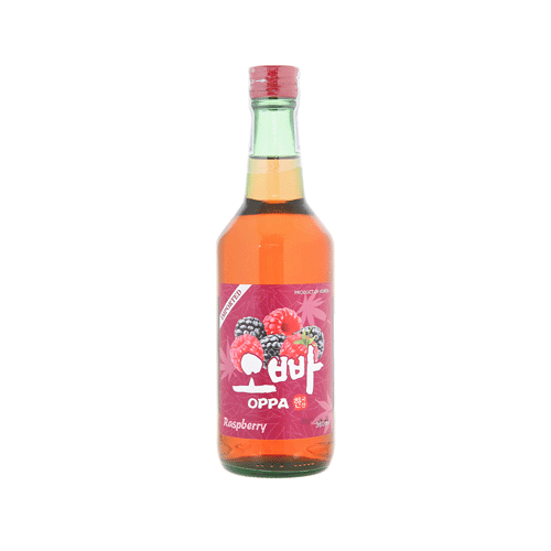 Soju Raspberry 12% Oppa 360Ml- 