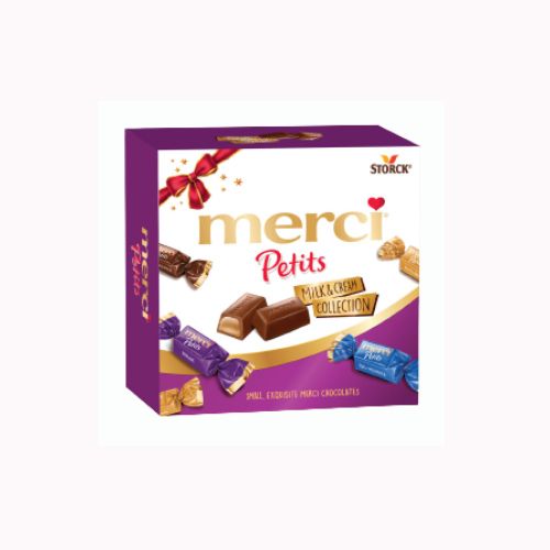 Hộp Quà Chocolate Hỗn Hợp Merci Petits Milk And Cream Collection 250G- 