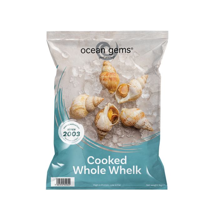 Frozen Ocean Gems Whole Cooked Whelk 20/40 1Kg- 