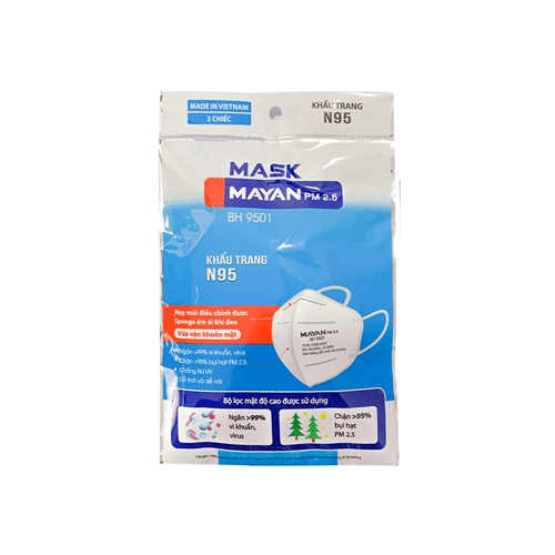 Khẩu Trang N95 Pm 2.5 Bh 9501 Mayanx2
