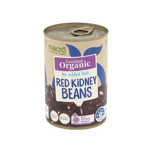 Organic Beans Red Kidney Macro 425G- Org Beans Red Kidney Macro 425G