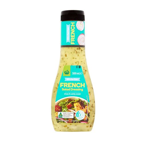 French Salad Dressing 99% Fat Free Woolworths 300Mi- 