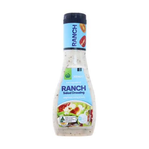 Ranch Salad Dressing Woolworths 300Mi- 