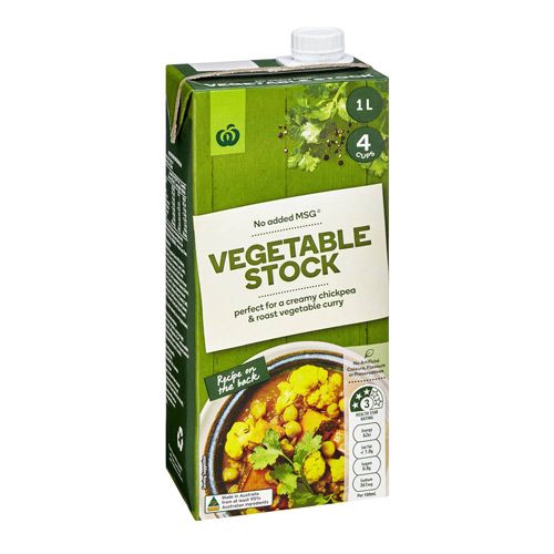 Vegetable Liquid Stock Woolworths 1L- 