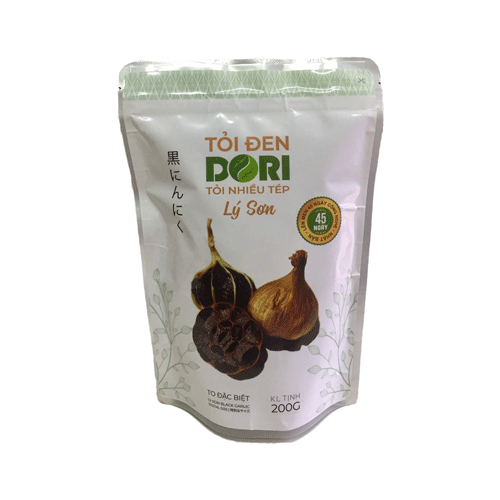 Tỏi Đen Lý Sơn Nhiều Tép Loại 1 Dori 200G- 