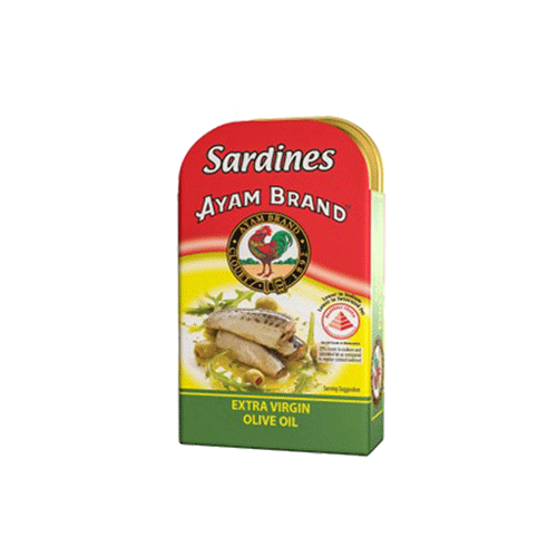 Cá Trích Ngâm Dầu Olive Ayam 120G