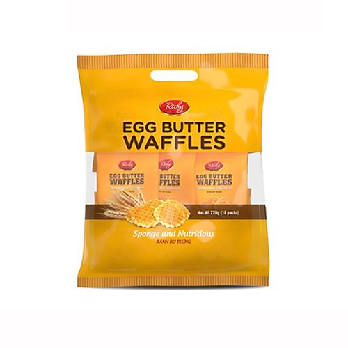 Bánh Waffle Bơ Trứng Richy 270G-