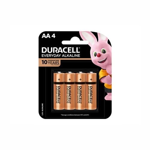 Pin Kiềm Everyday Alkaline Aa Duracell Vỉ 4 Viên